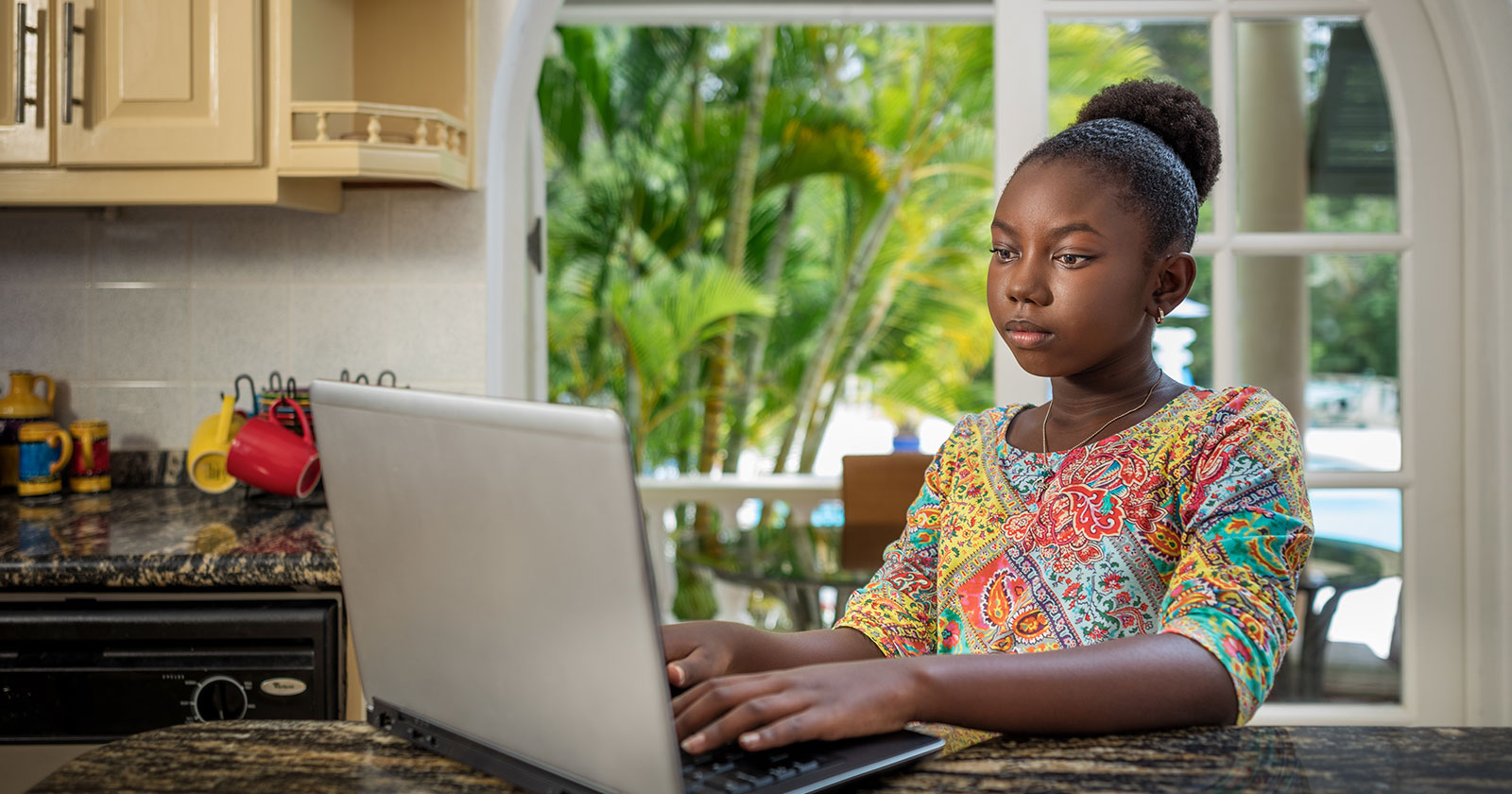 Girl on Laptop