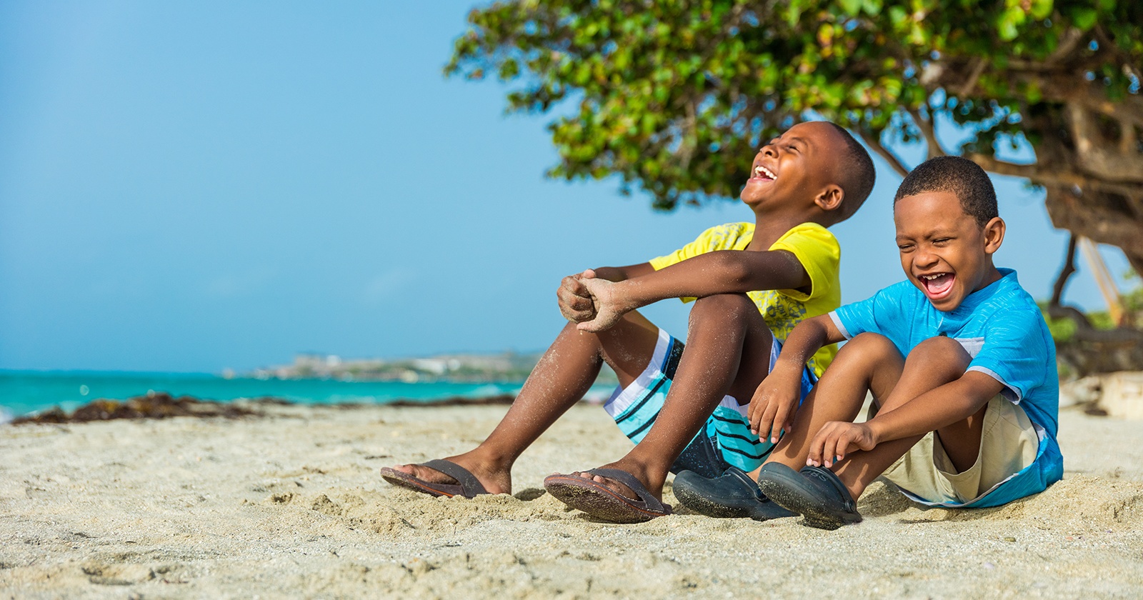 Little Boys on Beach