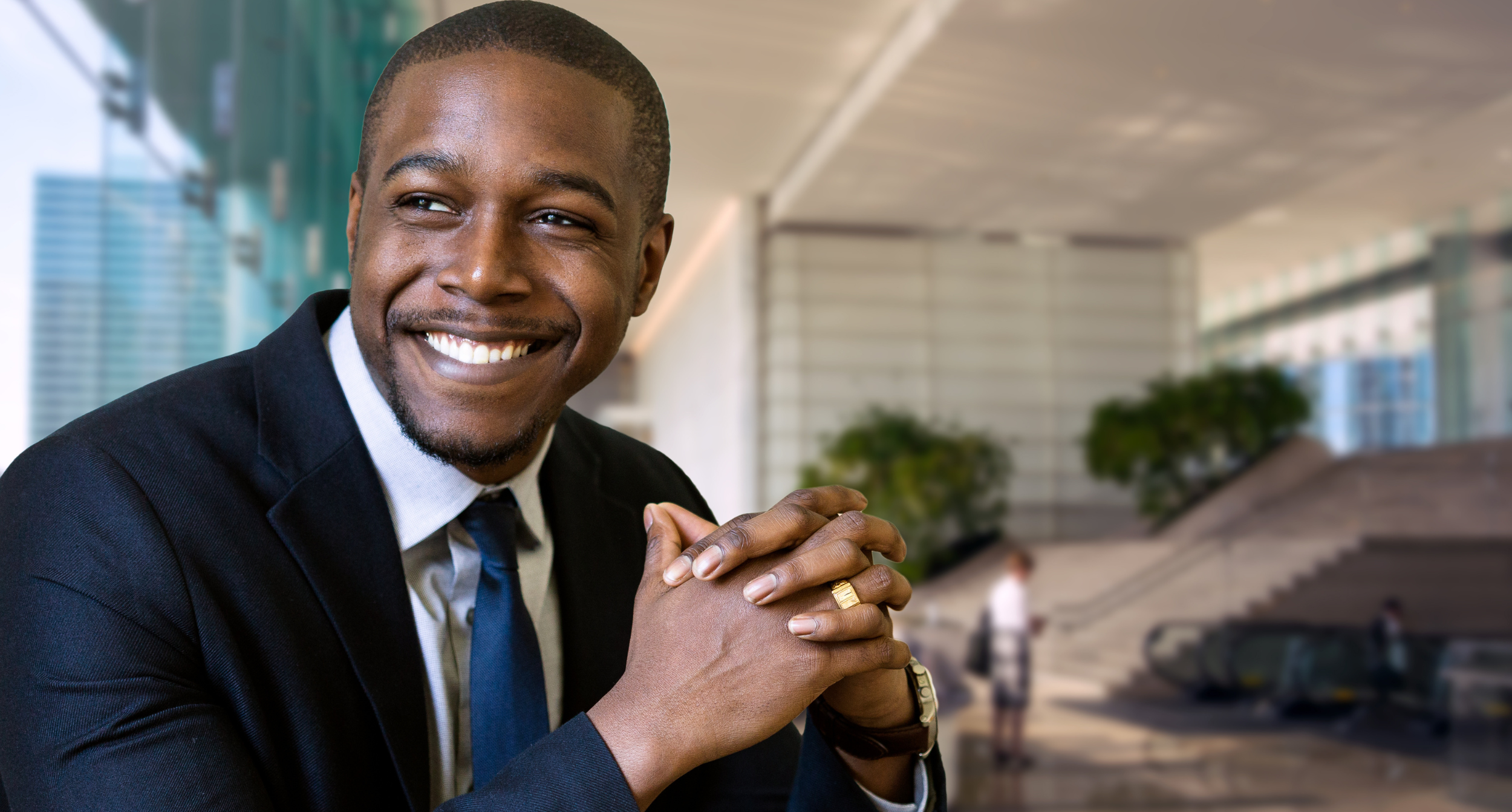 Professional Caribbean man 