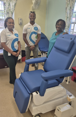 Sagicor Donates Blood Centre