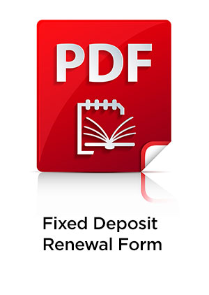 Fixed Deposit Renewal Form