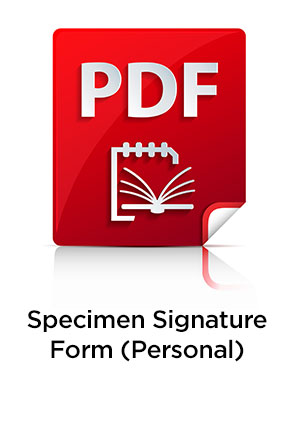 Personal Signature Specimen